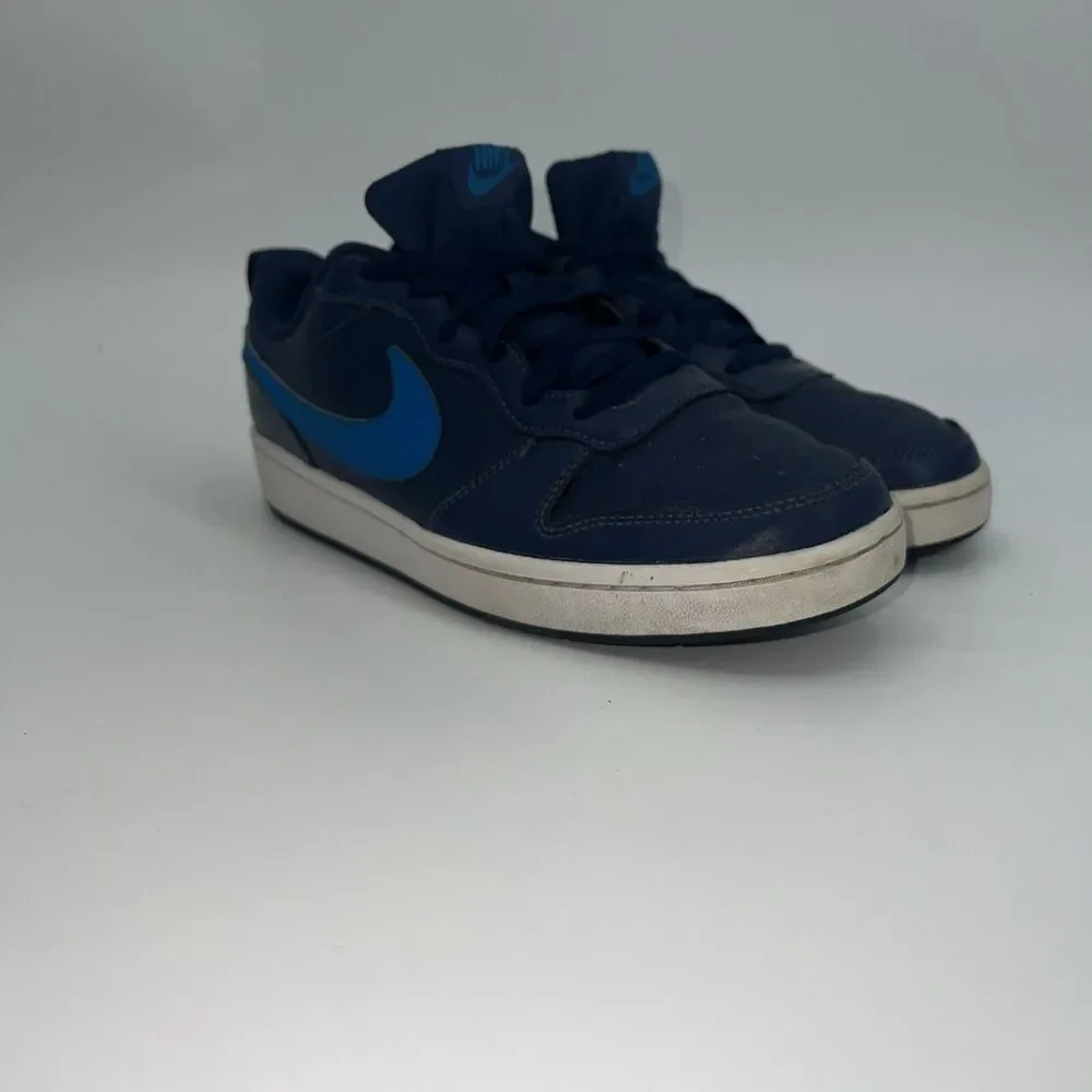 Nike Court Borough Low Navy Youth Shoe BQ5448-408 Size 7Y‎